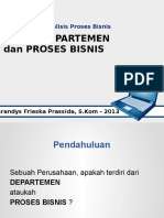 Departemen Dan Proses Bisnis