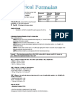 3-6 Empirical & Molecular Formula