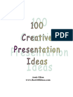 Best100Ideas Creative Presentation Ideas
