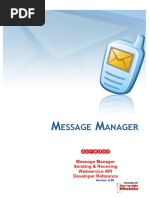 Ooredoo MessageManager SMS MMS Webservice API