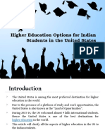 Higher Education Options for Indian Students in the United States