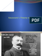 Saussure's Theory of The Sign