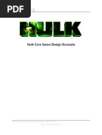Download Hulk Core Game Design Excerpts by jon_jones SN32214877 doc pdf