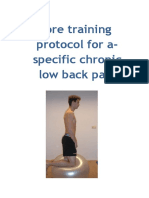 Protocol For Core Training