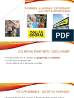 DG Retail Partners - Investment Opportunity Concept & Information