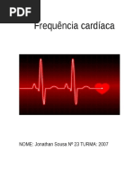 FREQUÊNCIA CARDÍACA