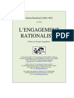 G. Bachelard, L'Engagement Rationaliste, 1972.