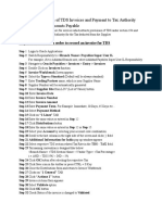 AP - Process - Checklist - TDS Cycle