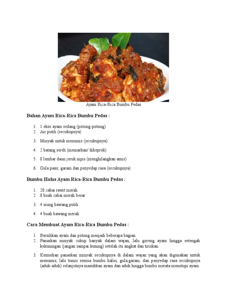 Ayam Rica