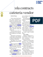 Pocola Contracts Cafeteria Vendor: by Jim Fienup