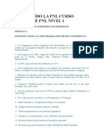 Modulo 1 - Dominando La PNL Curso Básico de PNL Nivel 1