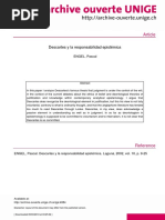 Descartes y La Responsabilidad Epistémica