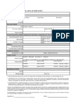 (E Format) Collection of Personal Data Form