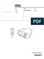 VPL-PX20 Servicemanual PDF