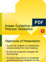 Annex10a - Asean Guideline On Process Validation - Presentation (1 - July - 2003) - Adopted