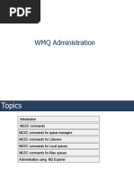 WMQ Administration