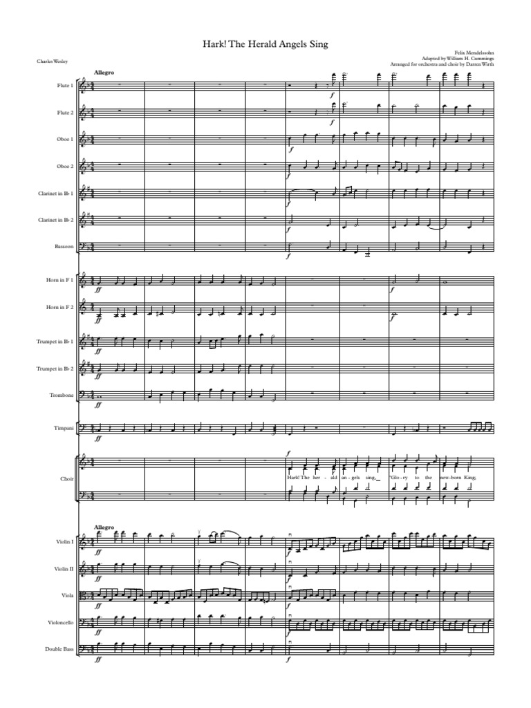 Hark - Score and Parts | PDF