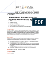 Organic Photovoltaic Systems 2