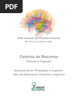 Caderno de Resumos XVIII Coloquio Filosofia Unisinos
