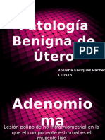 Patología Benigna de Útero