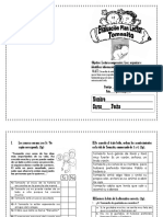 Cuento Tomasito: Resumen y preguntas de comprensión lectora