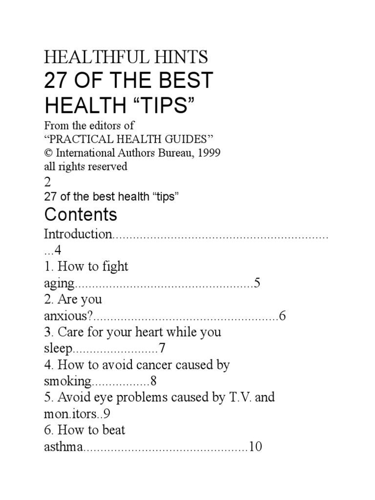 27 of The Best Health 