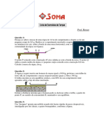 Lista de Exercícios de Torque