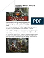 Shadow of The Demon Lord - Resenha