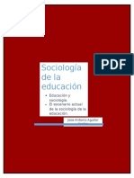 Ensayo Sociologia de La Educacion