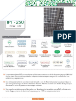 Datasheet Panel Solar INTI 250w.