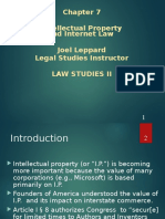 Law Studies II, Intellectual Property and Internet Law, Joel Leppard, Legal Studies Instructor