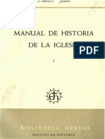 Manual de Historia de La Iglesia 1. de La Iglesia Primitiva a La Gran Iglesia - Herder 1966