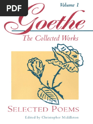 selected poems princeton 1994 pdf johann wolfgang von goethe poetry