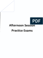 Mechanical-Afternoon Practice Exams