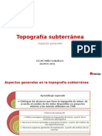 Topografía subterránea