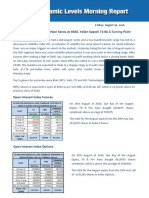 Dynamic Levels Morning Report 26th August 2016 Up