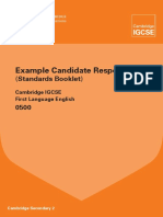 2010 Guide To First Language English Scoring Only Extende