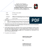 Affidavit of Undertaking Format Re Project Double Barrel