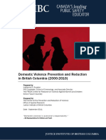 Domestic Violence Prevention Reduction REPORT