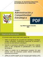 Clase 1 - Administración Estratégica y Competitiva