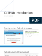 CallHub Introduction