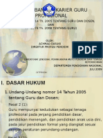 Dirjen Prodik - Pengembangan Karir Guru