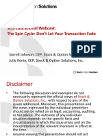 SOS Educational Webcast: The Spin Cycle: Don't Let Your Transaction Fade