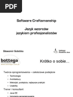 Download Software Craftsmanship - Jzyk wzorcw projektowych jzykiem profesjonalistw Autor Sawomir Sobtka by akiesz SN32222675 doc pdf