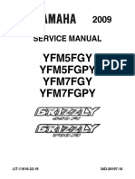 Yamaha Grizzly 550 700 Service Manual PDF