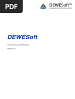 DEWESoft Math Training 21 PDF