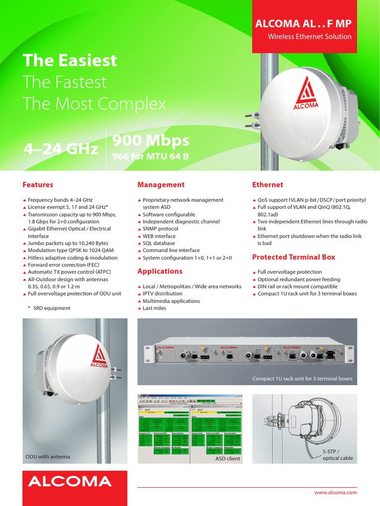 Brochure en Alcoma Alxxf MP 150310 PDF | PDF | Forward Error Correction ...
