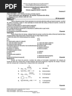 E D Chimie Organica Niv I II Tehnologic 2016 Var 09 LRO