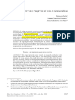 Juventudes Projetos de Vida e Ensino Medio