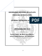 Programa Psicologia Social 2015